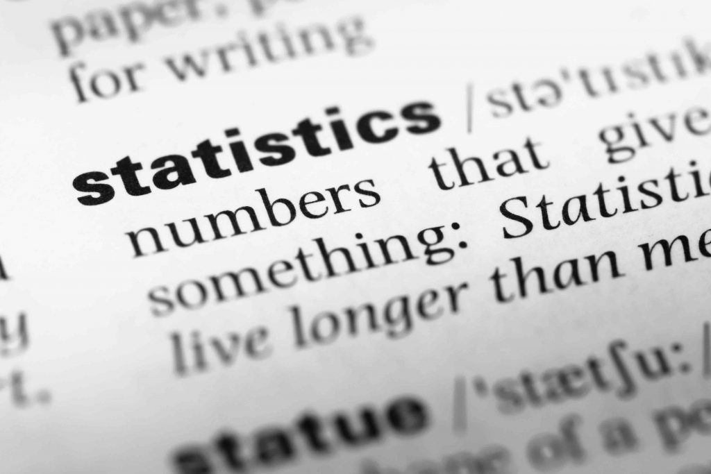 A dictionary definition of the term "statistics" that is highly connected to "big data"